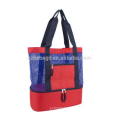 Mesh Campus Tote Insulated Cooler Beach Bag HCSD0010